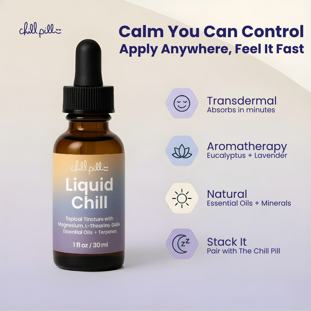 (NEW) Liquid Chill: Eucalyptus + Lavender Calming Blend