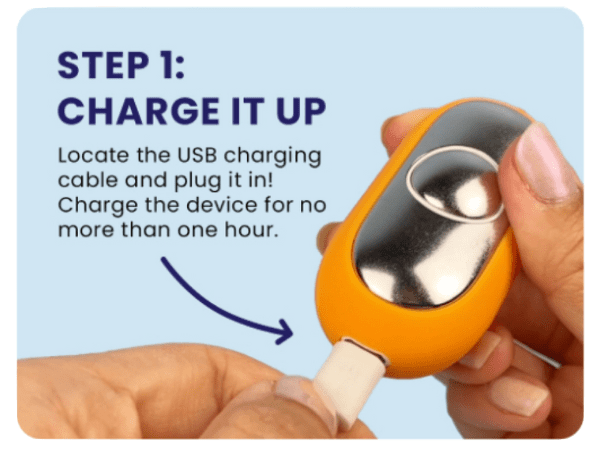 step 1: charge it up