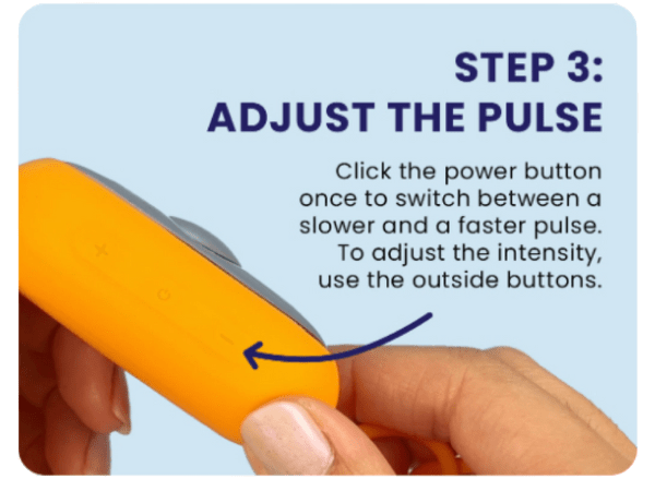 step 3: adjust the pulse