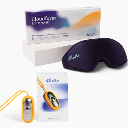 Sleep Saver Bundle: Includes Chill Pill + Cloudform Sleep Mask