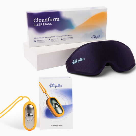 Sleep Saver Bundle: Includes Chill Pill + Cloudform Sleep Mask