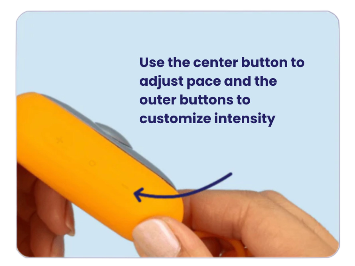 step 3: adjust pace and intensity